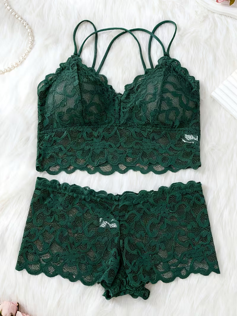 Pack of 5 Women's Bra & Panty Set – Soft Comfortable Everyday Lingerie Combo