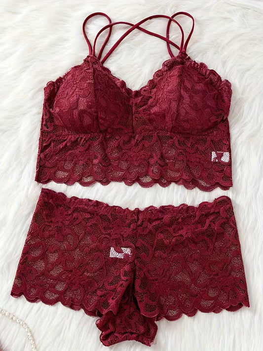 Pack of 5 Women's Bra & Panty Set – Soft Comfortable Everyday Lingerie Combo