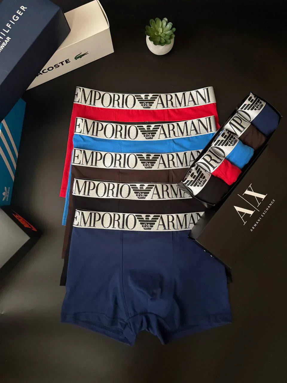 Men’s Premium Underwear Pack of 5 | Imported Stretch Comfort Trunks for Daily Wear