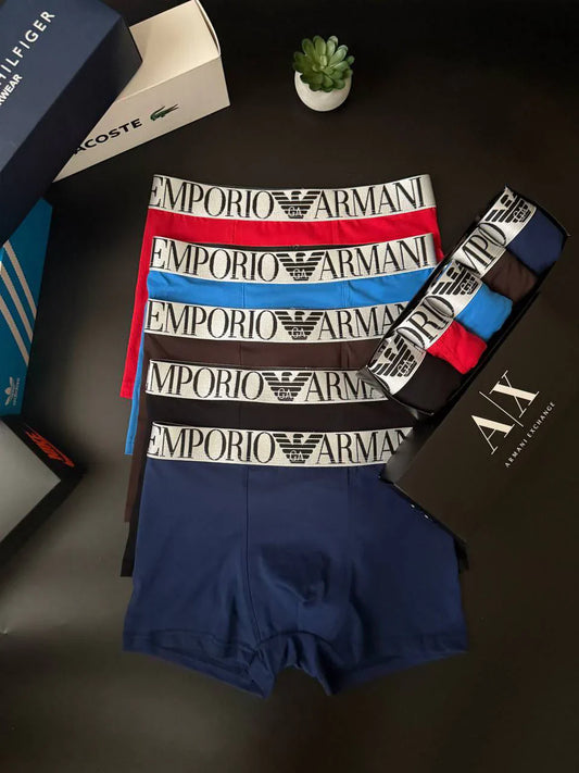 Men’s Premium Underwear Pack of 5 | Imported Stretch Comfort Trunks for Daily Wear