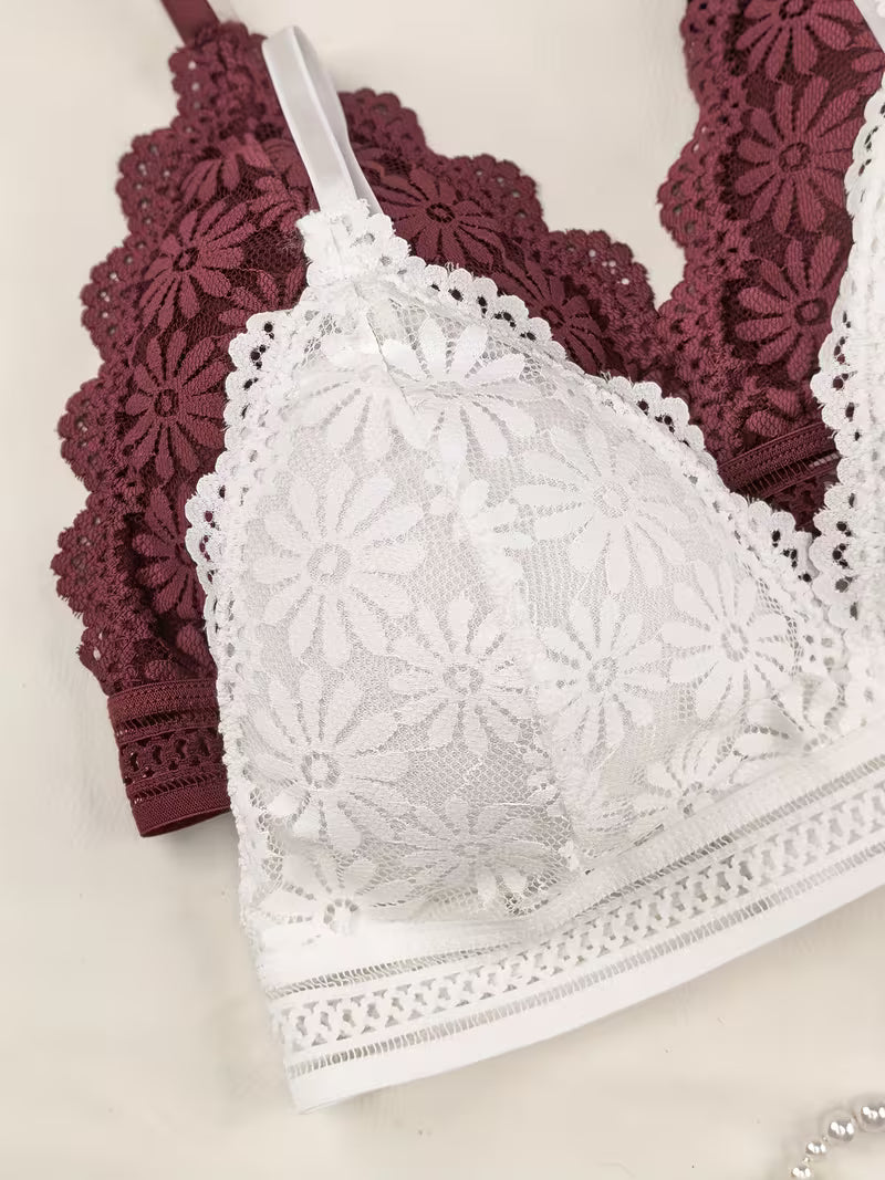 Pack of 5 Women's Bra & Panty Set – Soft Comfortable Everyday Lingerie Combo