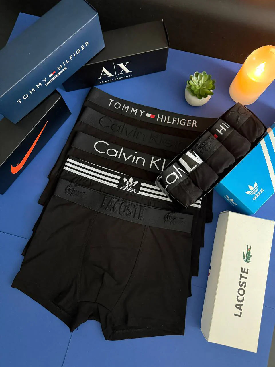 Luxury Men’s Innerwear Combo (Pack of 5) | Soft, Breathable & Perfect Fit